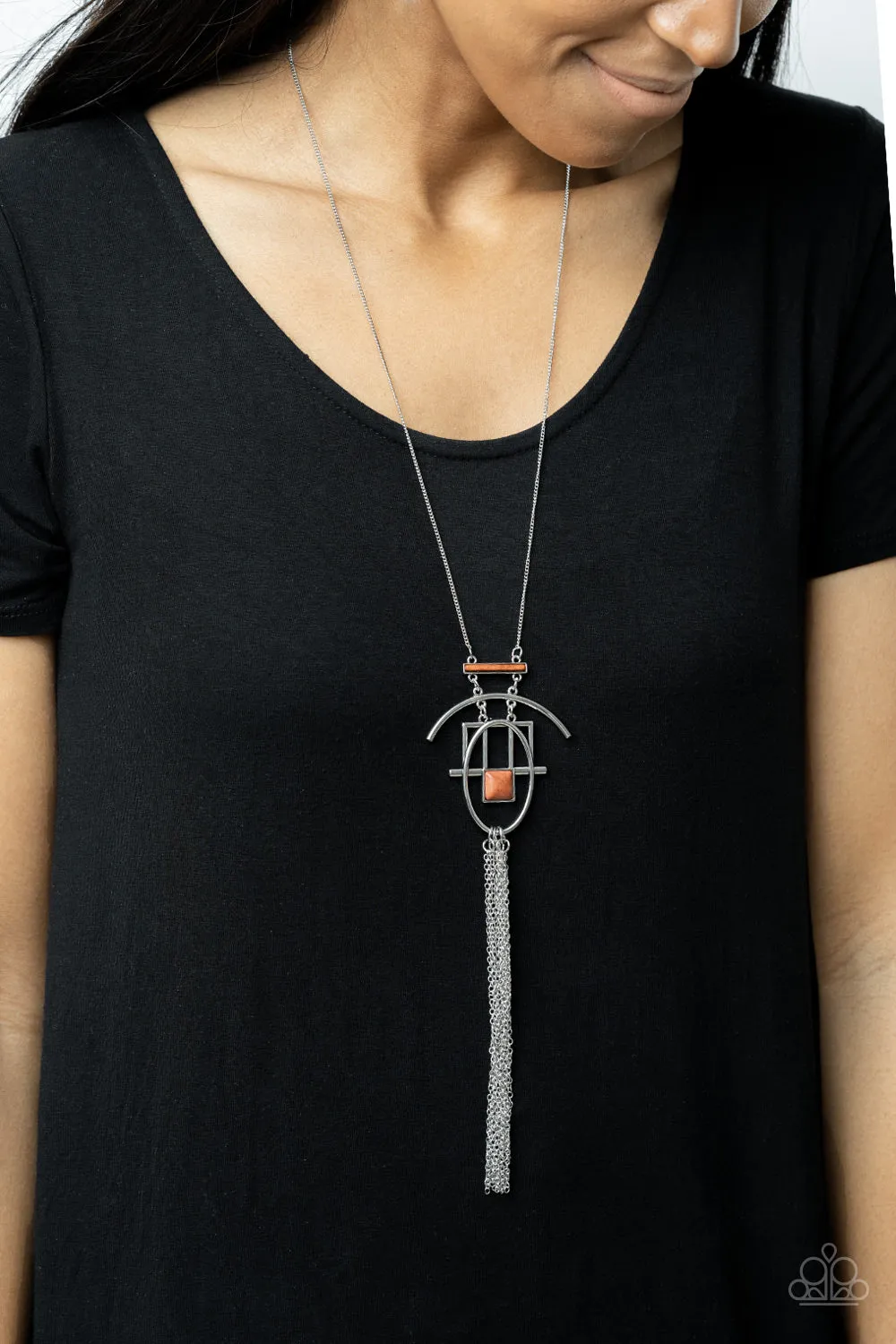 Paparazzi Eco Echoes - Brown Long Necklace