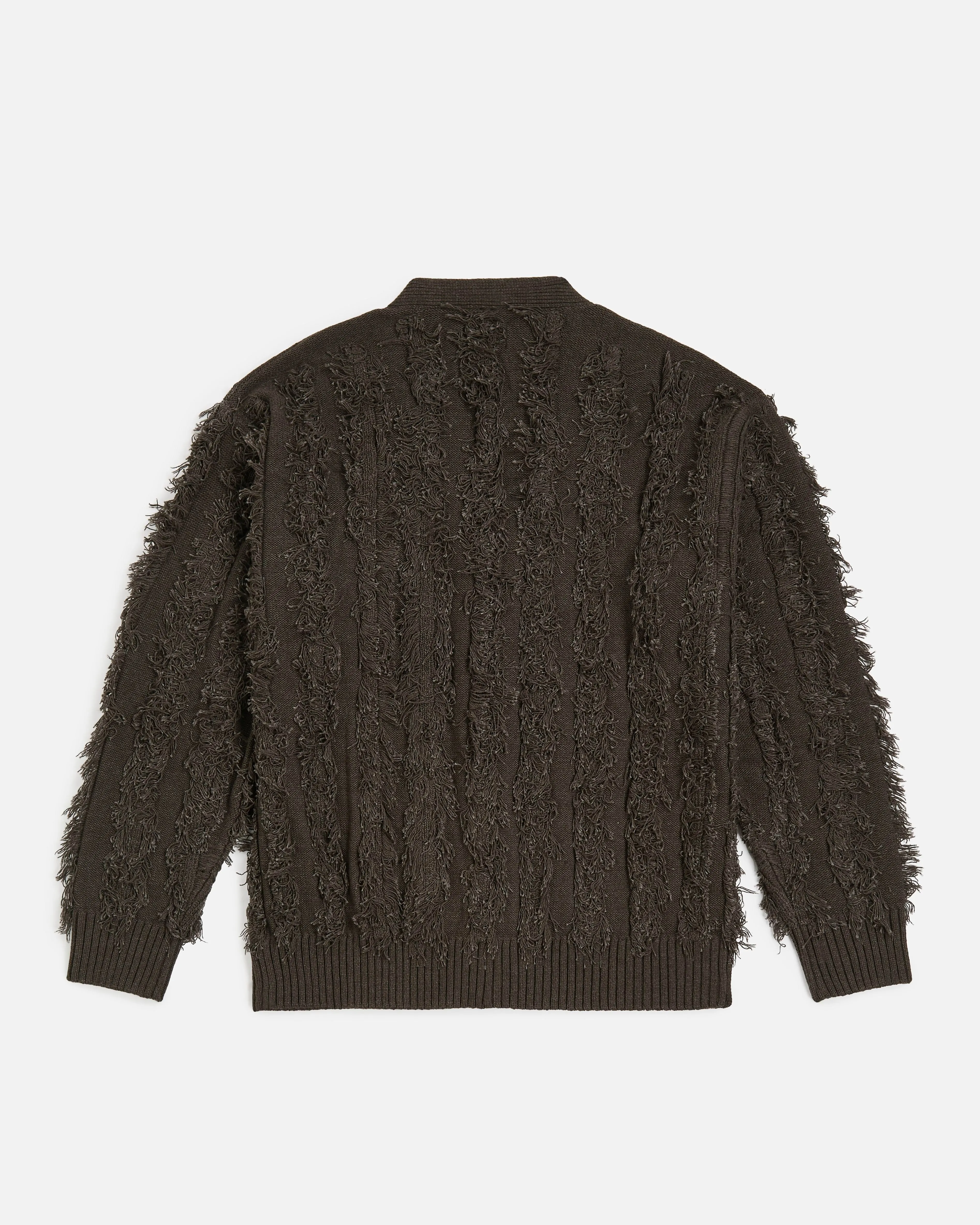 Patta Fringed Knitted Cardigan (Moonless Night)