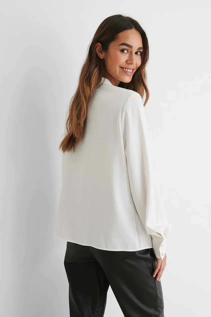 Pearl Button Blouse