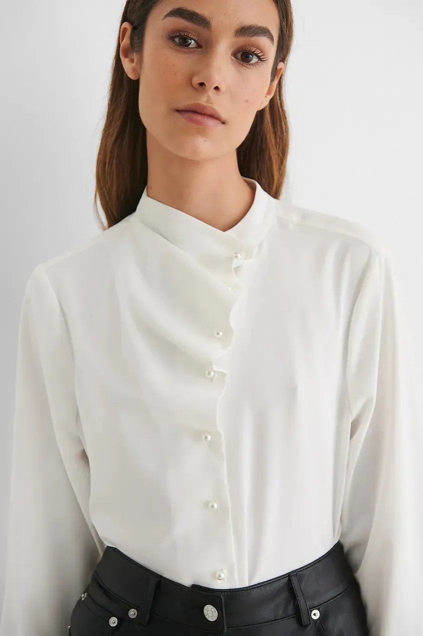 Pearl Button Blouse