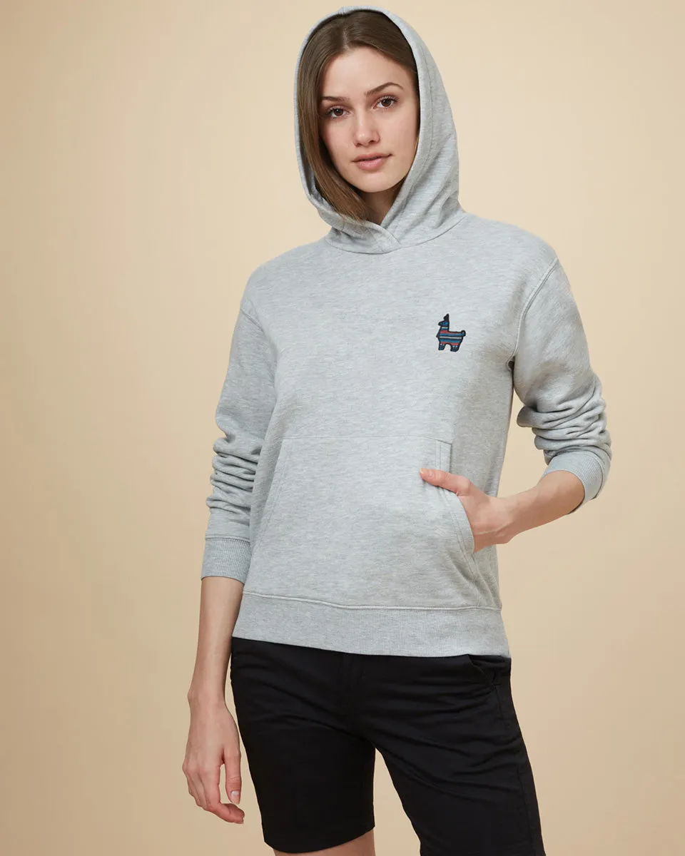 Peru Embroidered Llama Hoodie