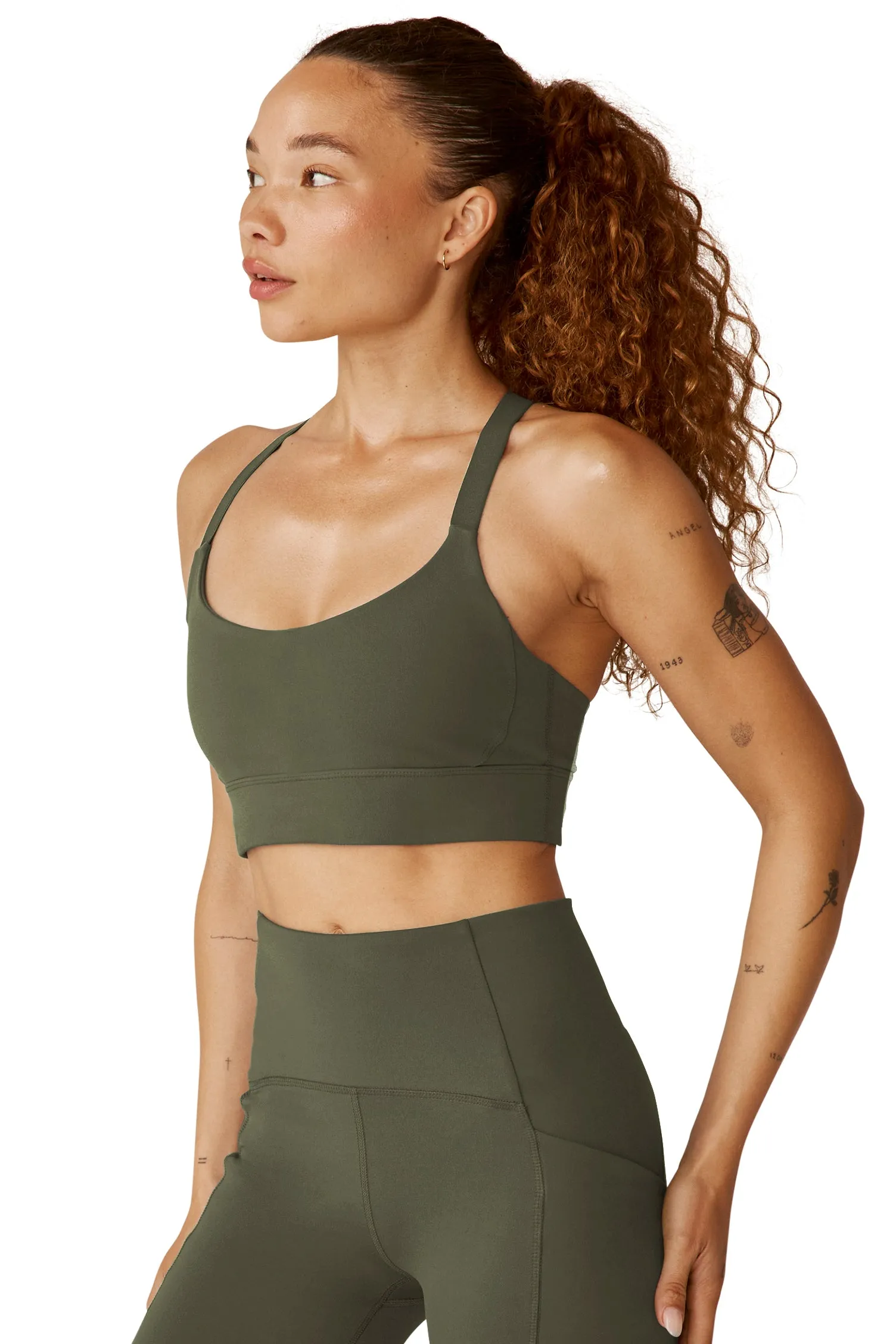 POWERBEYOND STRIVE BRA OLIVE