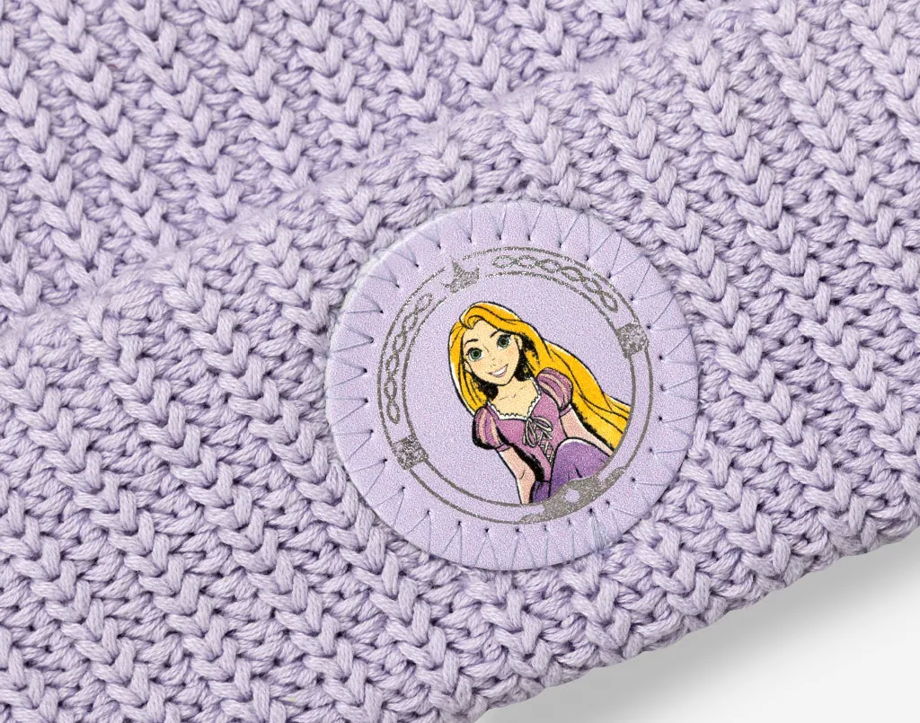 Rapunzel Light Purple Pom Beanie