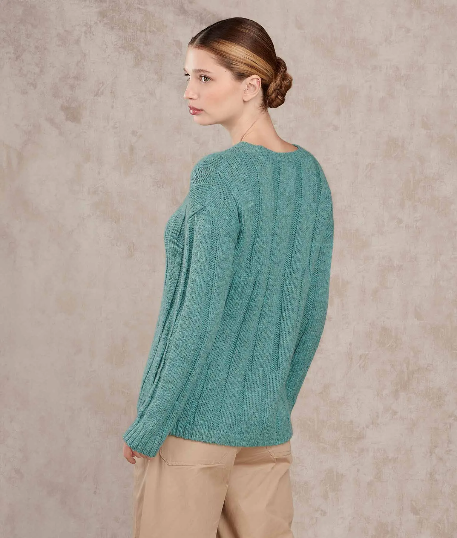 Ribbed Long Sweater