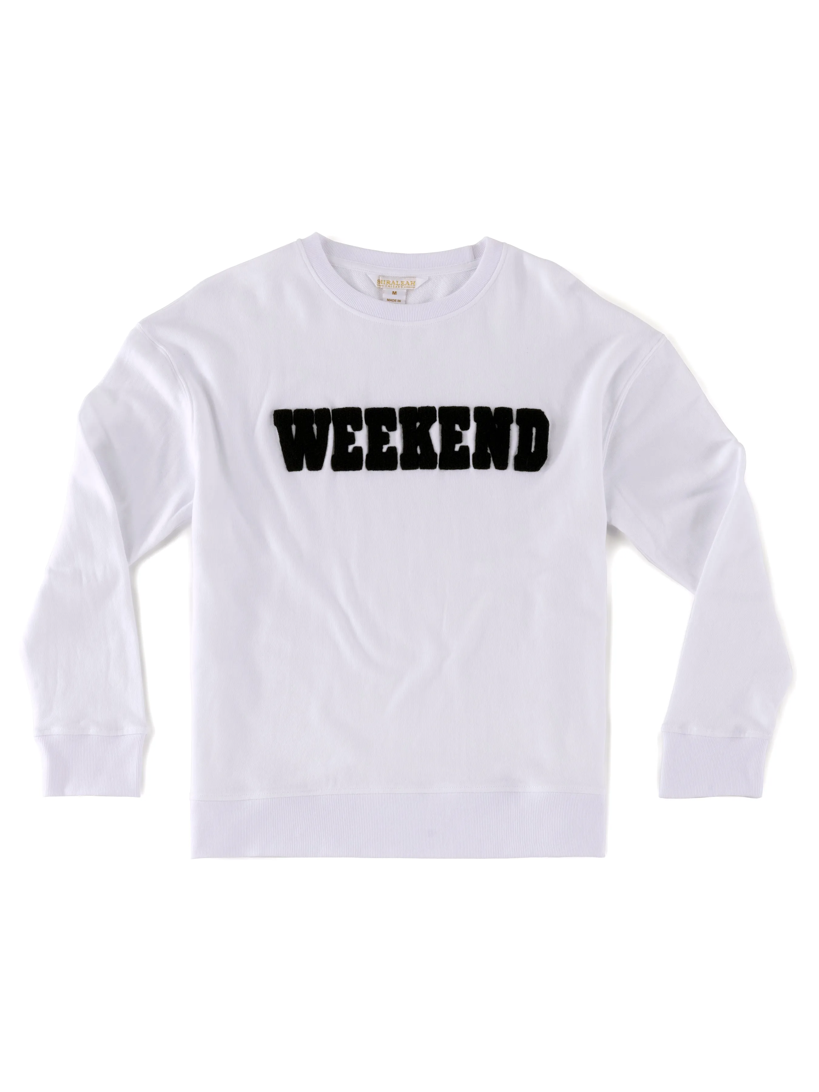 Shiraleah "Weekend" Sweatshirt, White