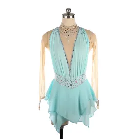 #SK227 Figure Skating Costume - Customized Size- Ice Skating Dress- Rhythmic-Dance