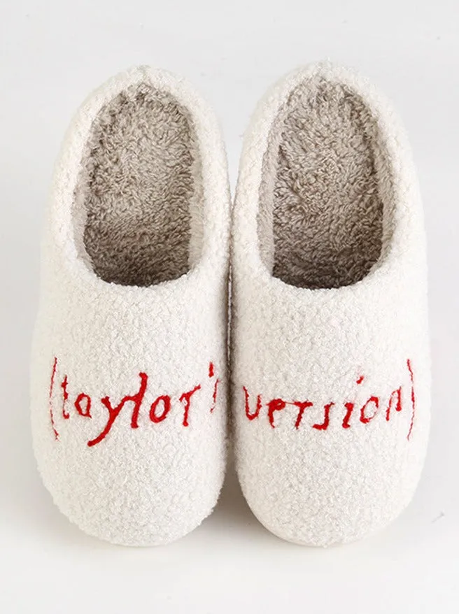 Taylor's Version Slippers