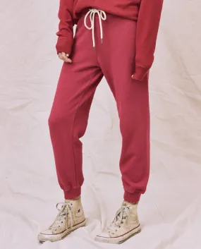 The Cropped Sweatpant. Solid -- Sweet Plum