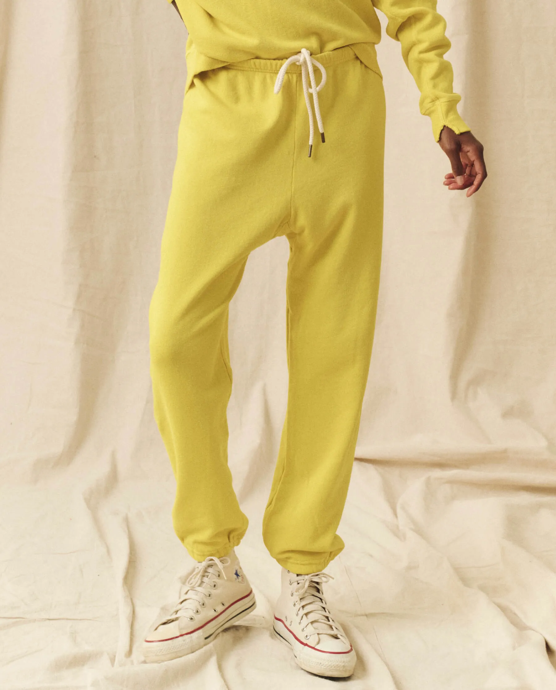 The Stadium Sweatpant. Solid -- Sunbeam