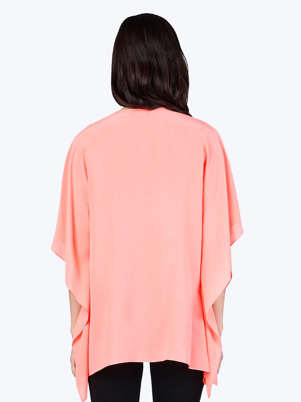 Tianello Crepe de Chine Washable Silk "Cerave" Kaftan