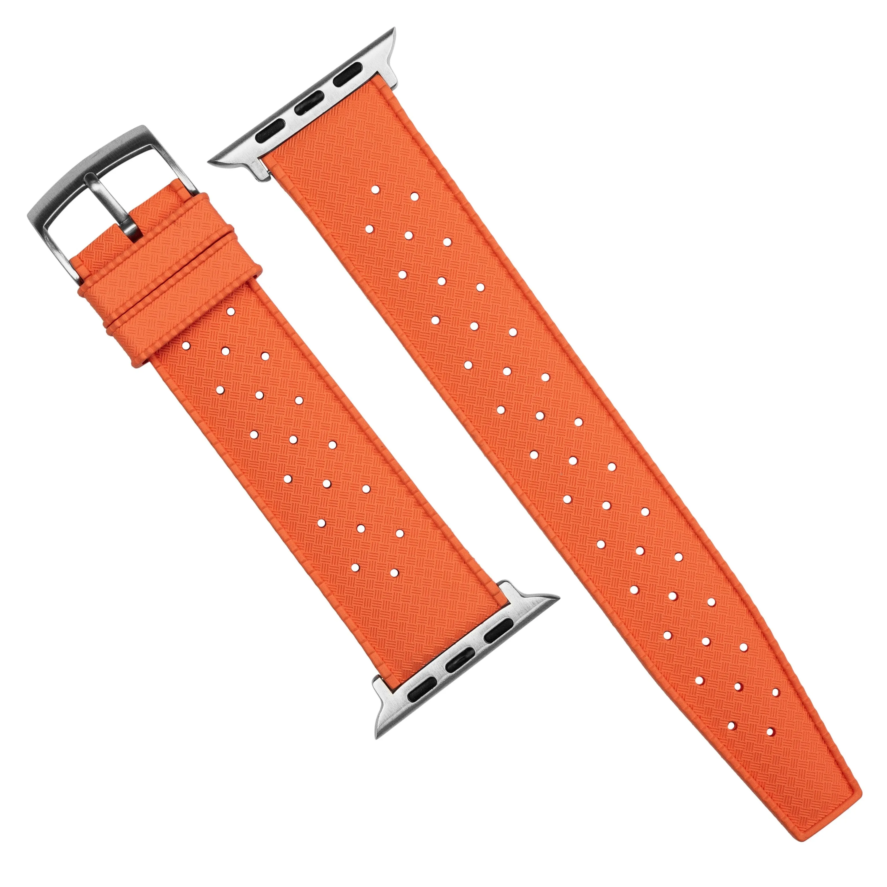 Tropic FKM Rubber Strap in Orange (Apple Watch)