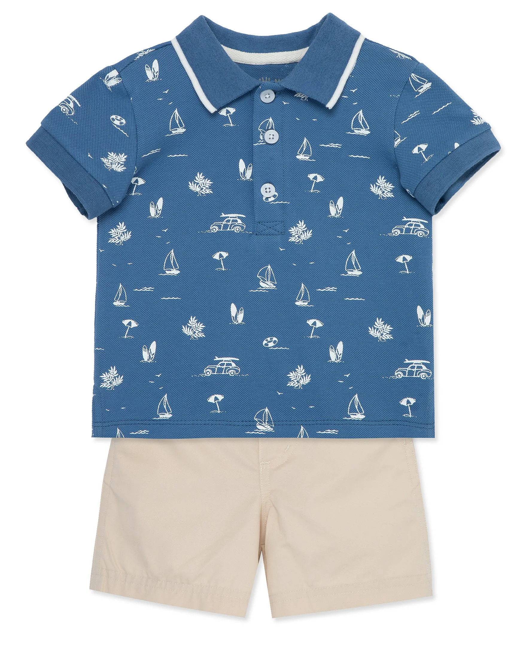 Tropical Polo Short Set (12M-24M)