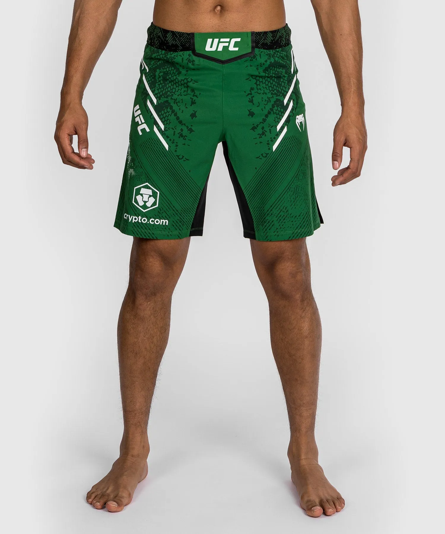 UFC Adrenaline by Venum Personalized Authentic Fight Night Men's Fight Short - Long Fit - Green