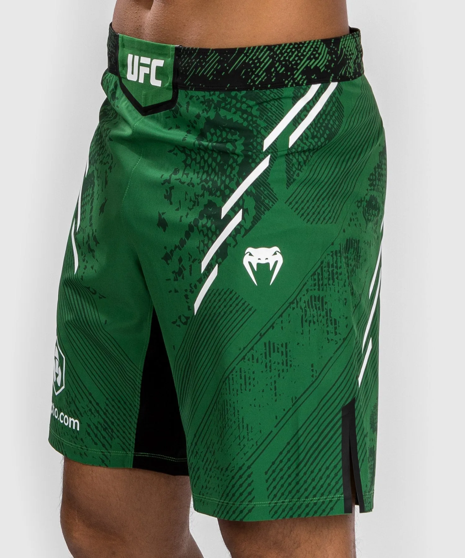 UFC Adrenaline by Venum Personalized Authentic Fight Night Men's Fight Short - Long Fit - Green