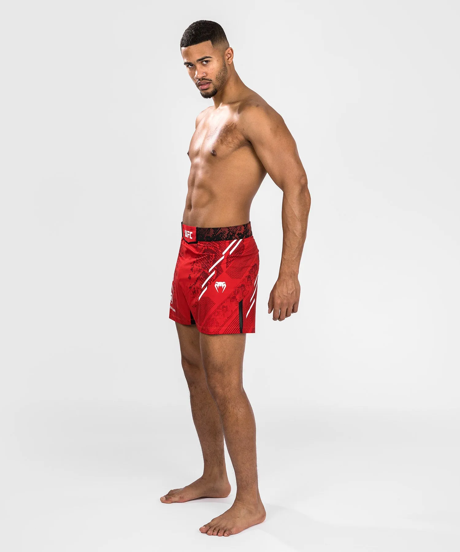 UFC Adrenaline by Venum Personalized Authentic Fight Night Men's Fight Short - Short Fit - Red