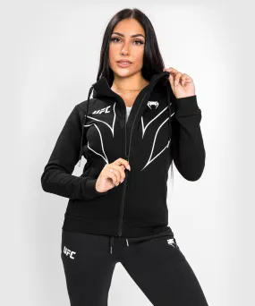 UFC Venum Fight Night 2.0 Replica Women's Full Zip Hoodie - Black