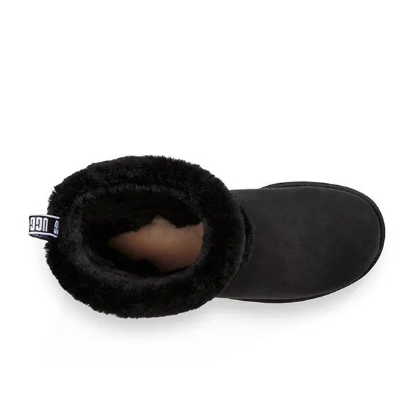 UGG Fluff Mini Quilted Black     