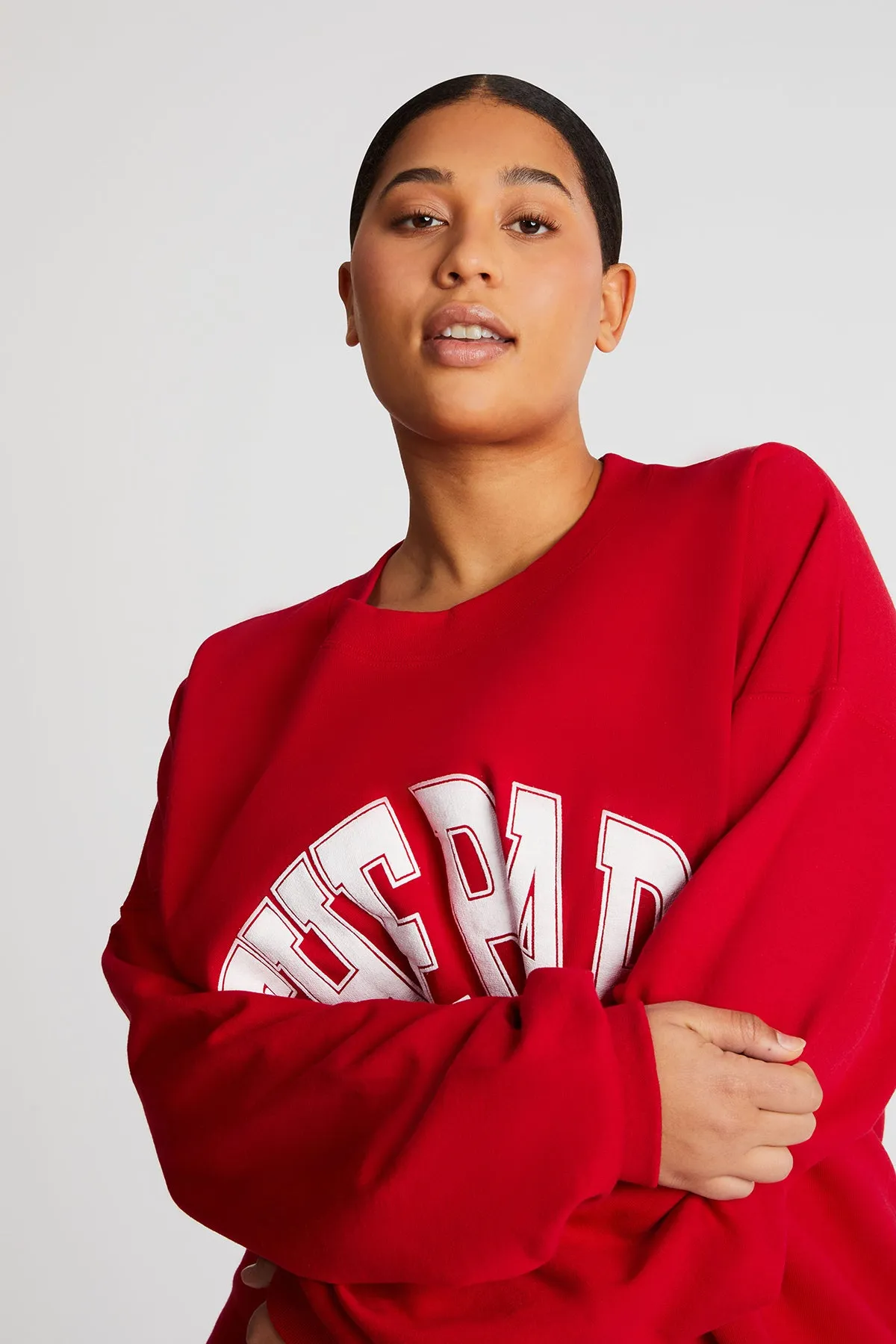 VARSITY SWEATSHIRT RUBY