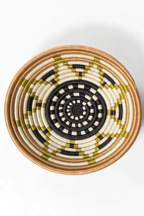 Vestine Green Woven Bowls