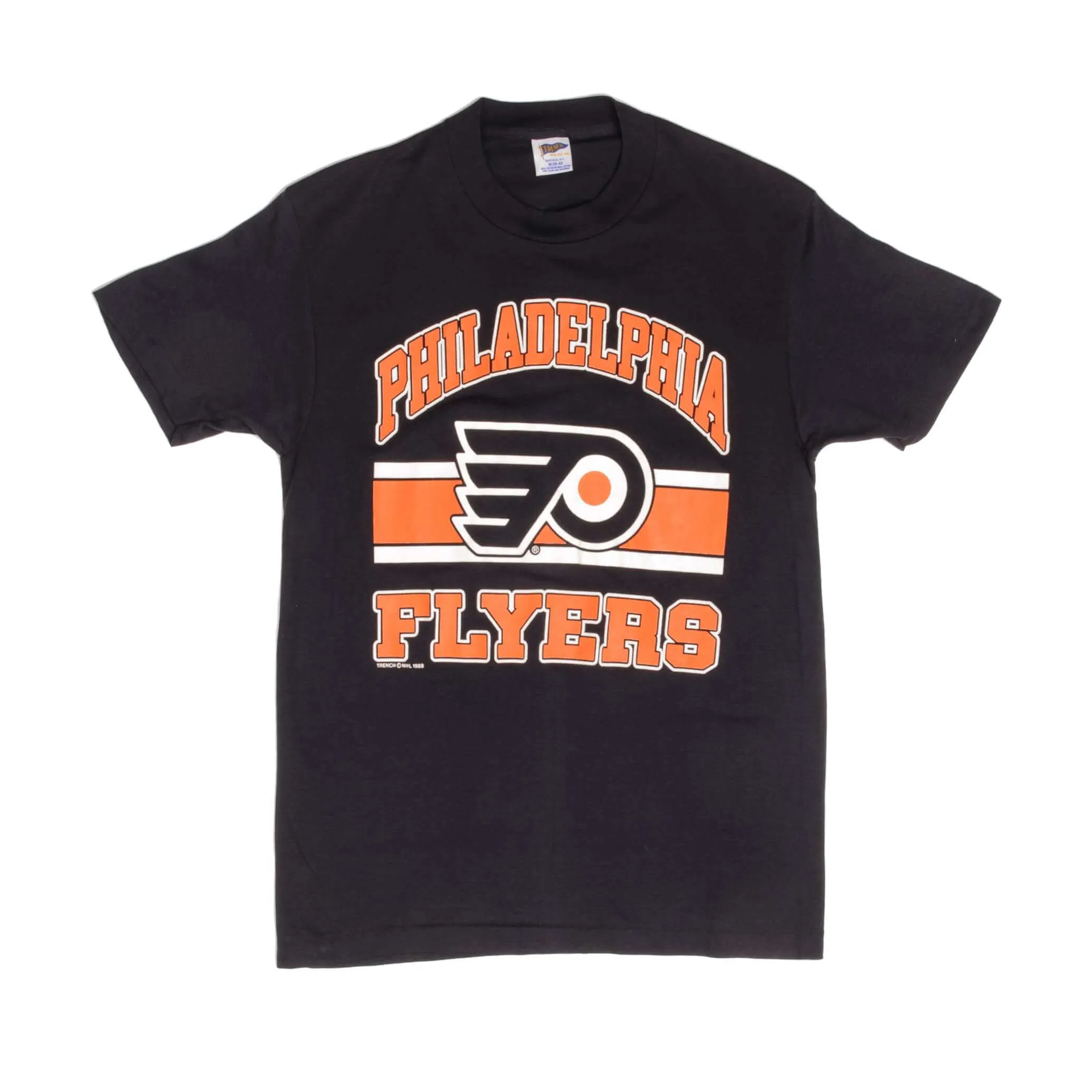 VINTAGE  NHL PHILADELPHIA FLYERS 1988 TEE SHIRT SIZE SMALL MADE IN USA