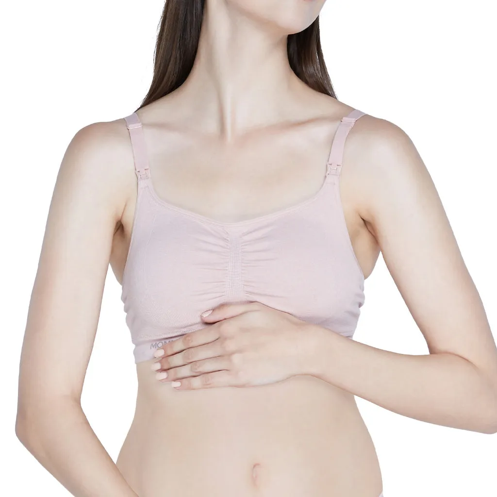 Wacoal Maternity Mommi Bra บราสำหรับให้นมบุตร รุ่น WM1Y02 สีชมพู (WR)