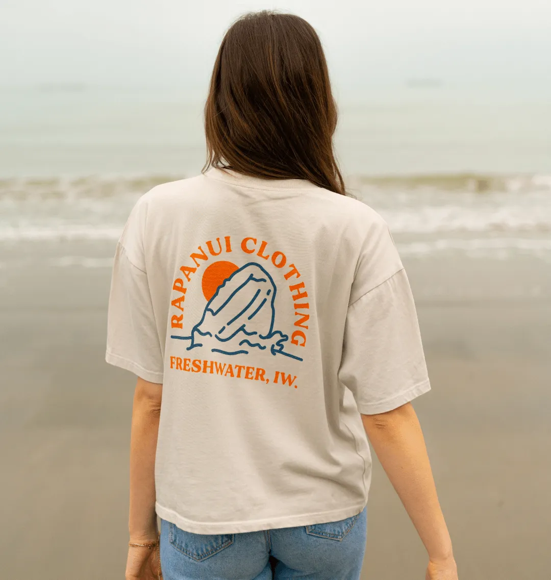 Women's Freshwater Shore Oversized T-shirt